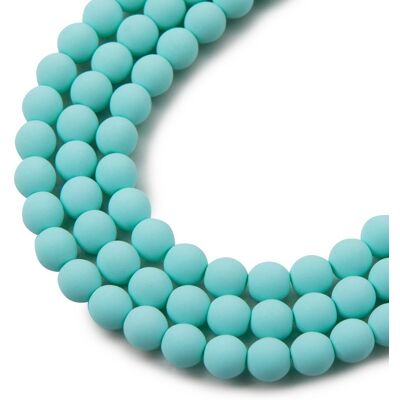 Estrela České mačkané korálky Estrela BONDELI 6 mm soft mint - 300 ks Estrela České mačkané korálky Estrela BONDELI 6 mm soft mint - 300 ks