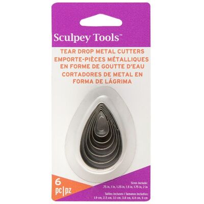 Sculpey sada vykrajovátek kapky - 3 sady Sculpey sada vykrajovátek kapky - 3 sady