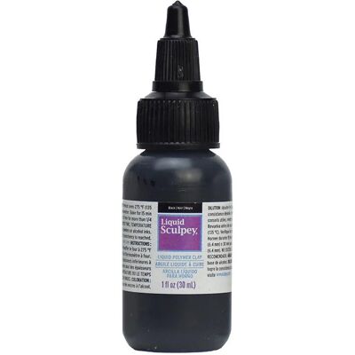 Sculpey tekutá polymerová hmota 30ml Black černá - 5 ks - 5 ks Sculpey tekutá polymerová hmota 30ml Black černá - 5 ks - 5 ks