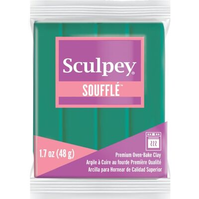 Sculpey SOUFFLÉ Jade zelená - 5 ks - 5 ks Sculpey SOUFFLÉ Jade zelená - 5 ks - 5 ks