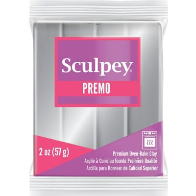 Sculpey PREMO Silver stříbrná barva - 5 ks - 5 ks Sculpey PREMO Silver stříbrná barva - 5 ks - 5 ks