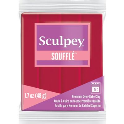 Sculpey SOUFFLÉ Cherry Pie třešňová červená - 5 ks - 5 ks Sculpey SOUFFLÉ Cherry Pie třešňová červená - 5 ks - 5 ks