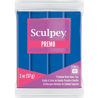 Sculpey PREMO Cobalt Blue Hue kobaltová modrá - 5 ks - 5 ks Sculpey PREMO Cobalt Blue Hue kobaltová modrá - 5 ks - 5 ks