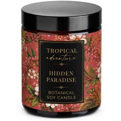 Soaphoria HIDDEN PARADISE - Botanická Sójová Svíčka 210 ml Soaphoria HIDDEN PARADISE - Botanická Sójová Svíčka 210 ml