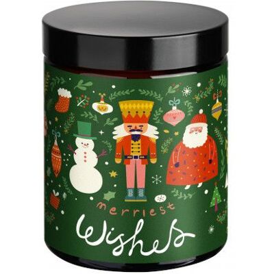 Soaphoria Merriest Wishes - limitovaná zdravá eko sójová svíčka ve skle 210 ml Soaphoria Merriest Wishes - limitovaná zdravá eko sójová svíčka ve skle 210 ml