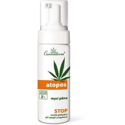 Atopos mycí pěna Cannaderm 180 ml Atopos mycí pěna Cannaderm 180 ml