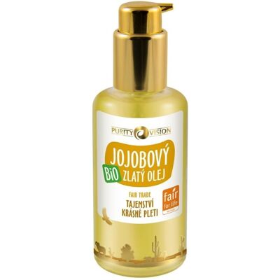 Bio Zlatý jojobový olej od Purity Vision - Pleťový olej Bio Zlatý jojobový olej od Purity Vision - Pleťový olej