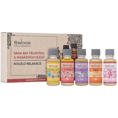Saloos Sada Masážních Olejů - Relaxace, Esenciální Oleje, Dárek Saloos Sada Masážních Olejů - Relaxace, Esenciální Oleje, Dárek