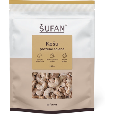 Šufan Kešu pražené solené Hmotnost: 500 g Šufan Kešu pražené solené Hmotnost: 500 g