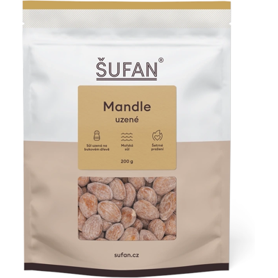 Šufan Mandle uzené Hmotnost: 500 g Šufan Mandle uzené Hmotnost: 500 g