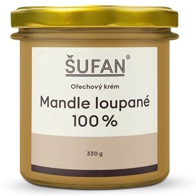 Šufan Máslo z loupaných mandlí 330g Šufan Máslo z loupaných mandlí 330g