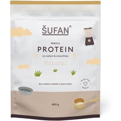Šufan Mléčný protein na vaření Natural 400 g Šufan Mléčný protein na vaření Natural 400 g