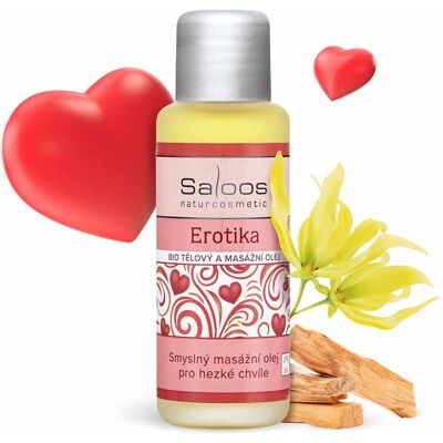 Saloos Masážní olej Erotika 125 ml Saloos Masážní olej Erotika 125 ml