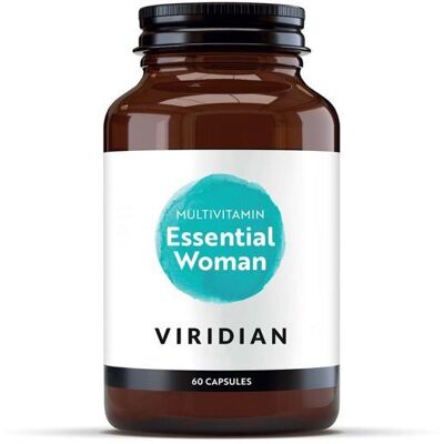 Viridian Essential Ženské Multivitaminy 60 kapslí - Pro ženy 18-39 Viridian Essential Ženské Multivitaminy 60 kapslí - Pro ženy 18-39