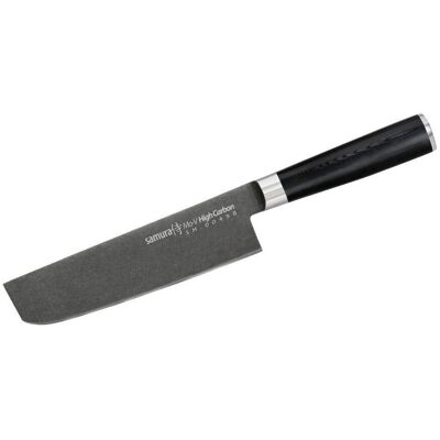 Samura 167mm Nakiri Japonský kuchyňský nůž - Stonewash AUS-8 ocel Samura 167mm Nakiri Japonský kuchyňský nůž - Stonewash AUS-8 ocel