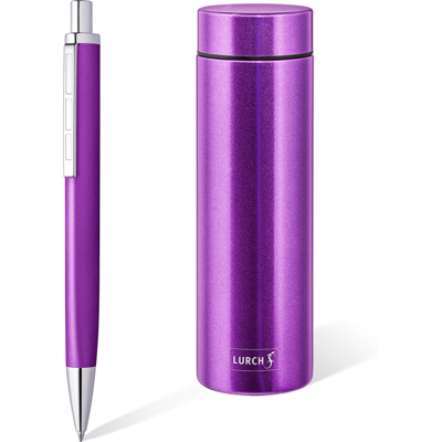 Termo láhev do kabelky 0,3l Lurch + Staedtler propiska lila 66444000 limitovaná edice Termo láhev do kabelky 0,3l Lurch + Staedtler propiska lila 66444000 limitovaná edice