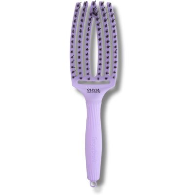 Olivia Garden FingerBrush Iconic - kartáč na vlasy, divoké štětiny + nylonové štětiny (zakončené kuličkou) Lavender - levandulová Olivia Garden FingerBrush Iconic - kartáč na vlasy, divoké štětiny + nylonové štětiny (zakončené kuličkou) Lavender - levandulová