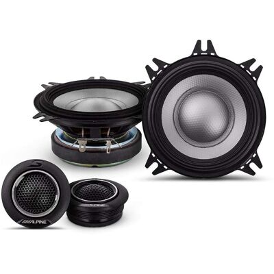 Alpine S2-S40C 10cm Koaxiální Auto Reproduktory - 2-pásmový Sada Alpine S2-S40C 10cm Koaxiální Auto Reproduktory - 2-pásmový Sada