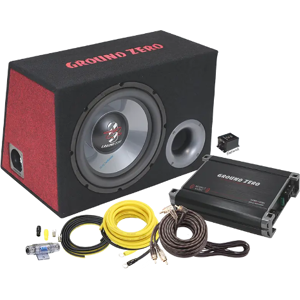 Zvýhodněný set subwooferu a zesilovače Ground Zero GZ BASS KIT 12.300X-II Connect Zvýhodněný set subwooferu a zesilovače Ground Zero GZ BASS KIT 12.300X-II Connect