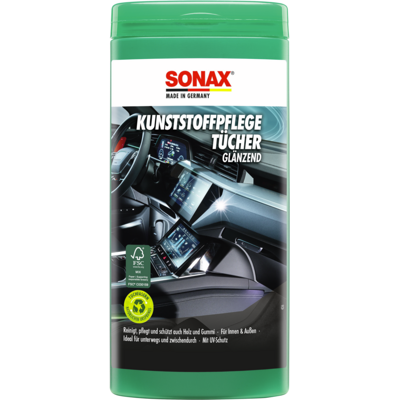Čisticí ubrousky na plasty Sonax Kunststoff Pflege Tücher (25 Pack) Čisticí ubrousky na plasty Sonax Kunststoff Pflege Tücher (25 Pack)