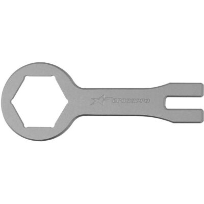 CROSSPRO klíč na zátky/matice tlumičů WP 50mm KTM/HUSQVARNA/HUSABERG/GAS GAS barva stříbrná ( ) CROSSPRO klíč na zátky/matice tlumičů WP 50mm KTM/HUSQVARNA/HUSABERG/GAS GAS barva stříbrná ( )
