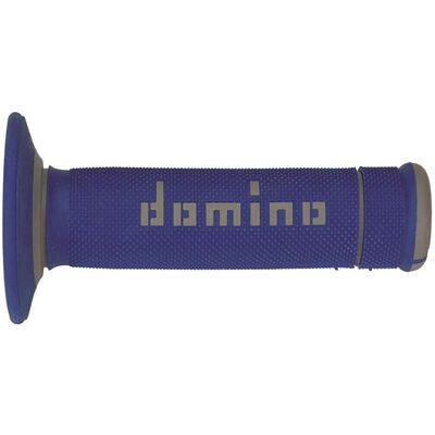DOMINO gripy OFF ROAD X-TREME dvousložkové barva modrá/šedá ( ) DOMINO gripy OFF ROAD X-TREME dvousložkové barva modrá/šedá ( )