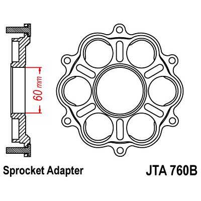 JT SPROCKETS JT adaptér řetězového kola zadní DUCATI 1098/1099/1198, MULTISTRADA 1200, DIAVEL 1198 ( ) JT SPROCKETS JT adaptér řetězového kola zadní DUCATI 1098/1099/1198, MULTISTRADA 1200, DIAVEL 1198 ( )