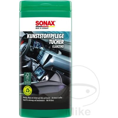 Sonax Utěrky na Plast s Leskem - Čištění & Leštění - 113ml Sonax Utěrky na Plast s Leskem - Čištění & Leštění - 113ml