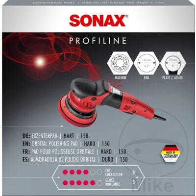 Sonax pad na excentr tvrdý 150 mm Sonax Sonax pad na excentr tvrdý 150 mm Sonax