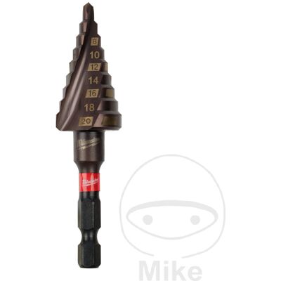 Milwaukee stupňová vrtačka - 4-20 / 2 mm - Kompatibilní s příklepovými vrtačkami Milwaukee stupňová vrtačka - 4-20 / 2 mm - Kompatibilní s příklepovými vrtačkami