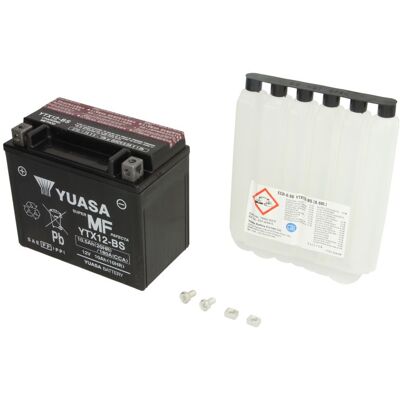 Motocyklová baterie Yuasa YTX12-BS - 10Ah 12V Motocyklová baterie Yuasa YTX12-BS - 10Ah 12V
