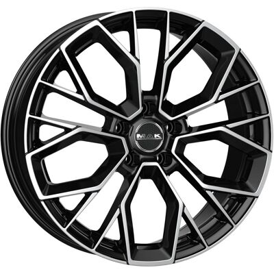 MAK STILO 8X18 5X108 ET45/72 černá/leštěná MAK STILO 8X18 5X108 ET45/72 černá/leštěná