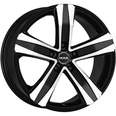 MAK STONE5 7X17 5X160 ET60/65.1 černá/leštěná MAK STONE5 7X17 5X160 ET60/65.1 černá/leštěná