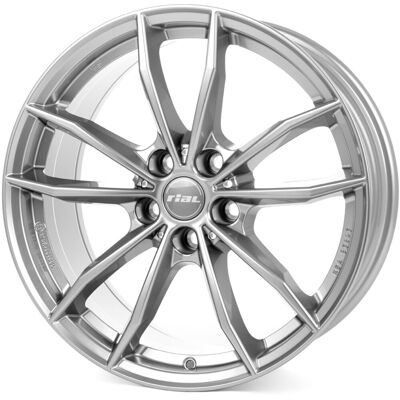RIAL X12 8X18 5X112 ET30/66.5 stříbrná RIAL X12 8X18 5X112 ET30/66.5 stříbrná