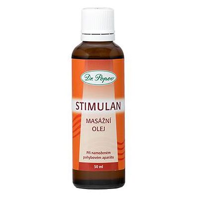 Dr. Popov Stimulan Masážní Olej 50ml - Ulevuje od Svalů a Vazů Dr. Popov Stimulan Masážní Olej 50ml - Ulevuje od Svalů a Vazů