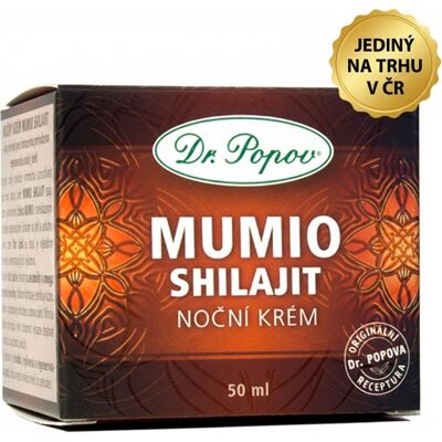 Mumio výživný noční krém, 50 ml Dr. Popov Mumio výživný noční krém, 50 ml Dr. Popov