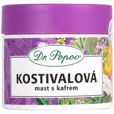 Kostivalová mast s kafrem, 50 ml Dr. Popov Kostivalová mast s kafrem, 50 ml Dr. Popov