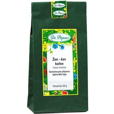 Žen-šen kořen, 20 g Dr. Popov Žen-šen kořen, 20 g Dr. Popov