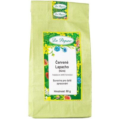 Lapacho červené kůra, 80 g Dr. Popov Lapacho červené kůra, 80 g Dr. Popov