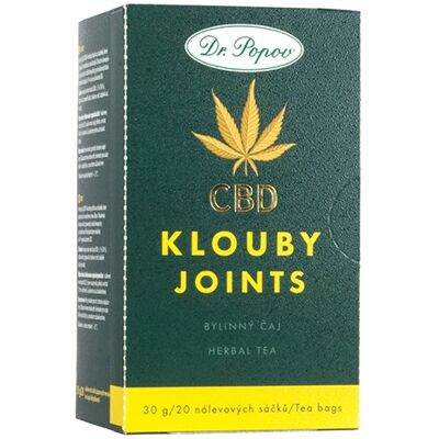 Konopný čaj s CBD Klouby, 30 g Dr. Popov Konopný čaj s CBD Klouby, 30 g Dr. Popov
