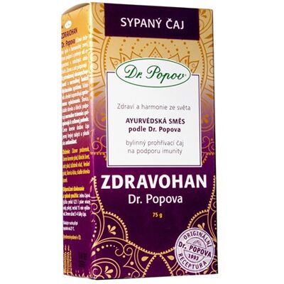 Zdravohan, ayurvédská sypaná směs, 75 g Dr. Popov Zdravohan, ayurvédská sypaná směs, 75 g Dr. Popov