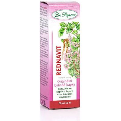 Rednavit, originální bylinné kapky, 50 ml Dr. Popov Rednavit, originální bylinné kapky, 50 ml Dr. Popov