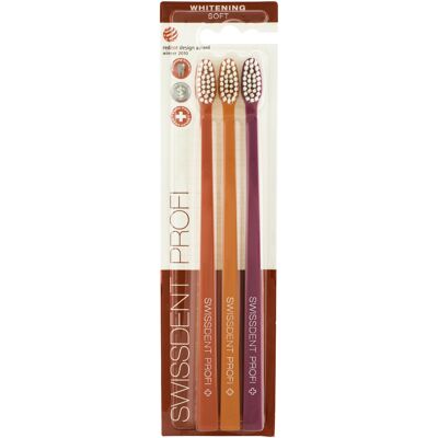 Swissdent Whitening zubní kartáčky BERN 3v1 (soft), 3v1 Swissdent Whitening zubní kartáčky BERN 3v1 (soft), 3v1