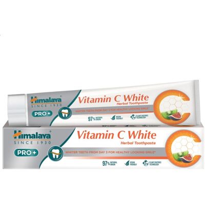 Himalaya PRO Vitamin C White zubní bělící pasta, 75ml Himalaya PRO Vitamin C White zubní bělící pasta, 75ml