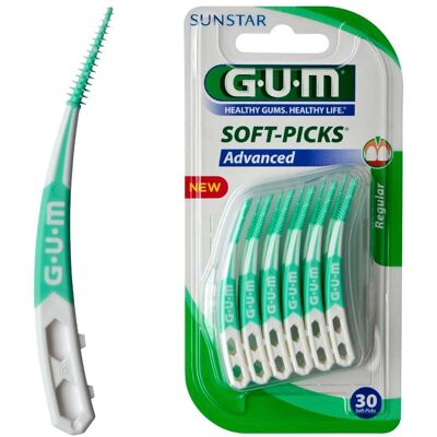 GUM Soft-Picks Advanced mezizubní kartáčky (M), 30ks GUM Soft-Picks Advanced mezizubní kartáčky (M), 30ks