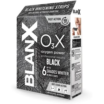 BlanX O3 X Black Fast Action bělící pásky na zuby, 10ks BlanX O3 X Black Fast Action bělící pásky na zuby, 10ks