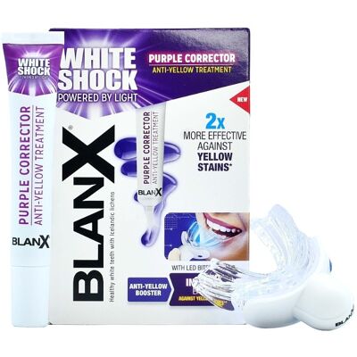 BlanX White Shock Purple Corrector gel pro zesvětlení zubů + LED, 20ml BlanX White Shock Purple Corrector gel pro zesvětlení zubů + LED, 20ml