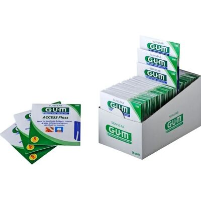 GUM Access Floss dentální nit, 5x50ks GUM Access Floss dentální nit, 5x50ks