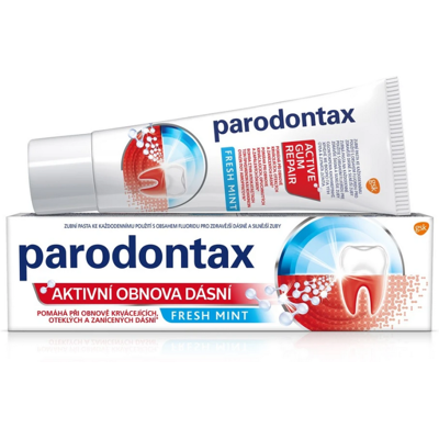 Parodontax Aktivní obnova dásní zubní pasta (fresh mint), 75ml Parodontax Aktivní obnova dásní zubní pasta (fresh mint), 75ml