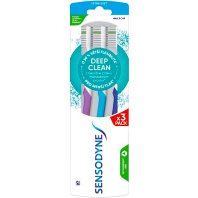 Sensodyne Deep Clean zubní kartáčky (X-SOFT), 3 ks Sensodyne Deep Clean zubní kartáčky (X-SOFT), 3 ks